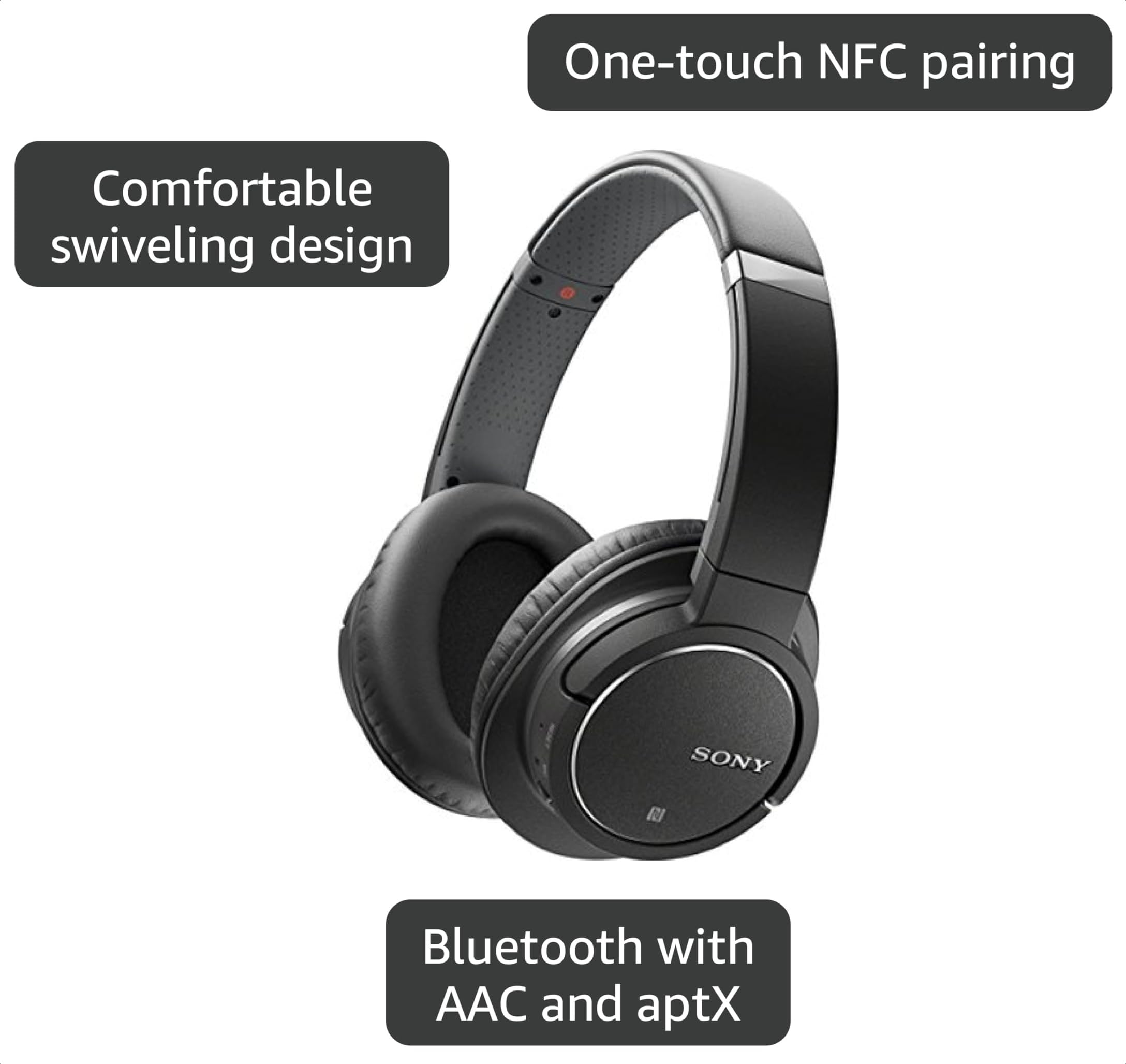 Amazon.com: Sony MDRZX770BN Bluetooth and Noise Canceling Headset