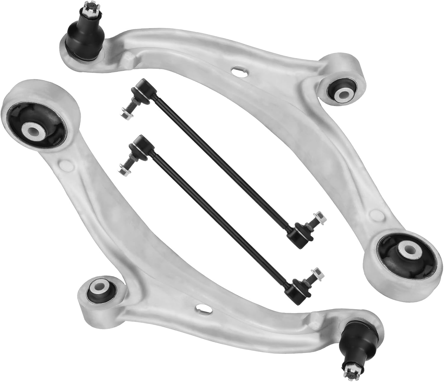 Front Lower Left & Right Side Control Arms w/Ball Joints Sway Bar Link Ends Suspension Kits for 2005-2010 Honda Odyssey D601007 D601008 K750304 (4PCs)