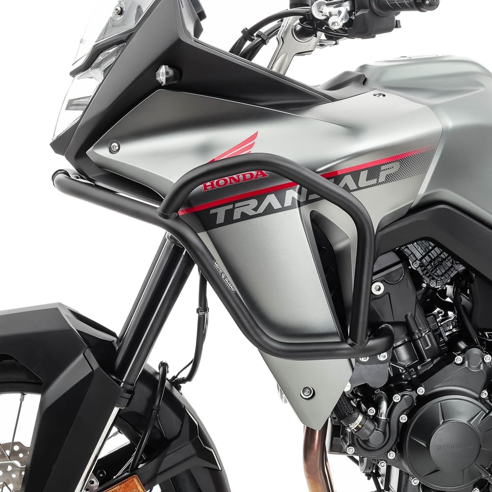 Set Defensas + Faro addicional Compatible para Honda Transalp XL 750 23-25 HG12 Negro
