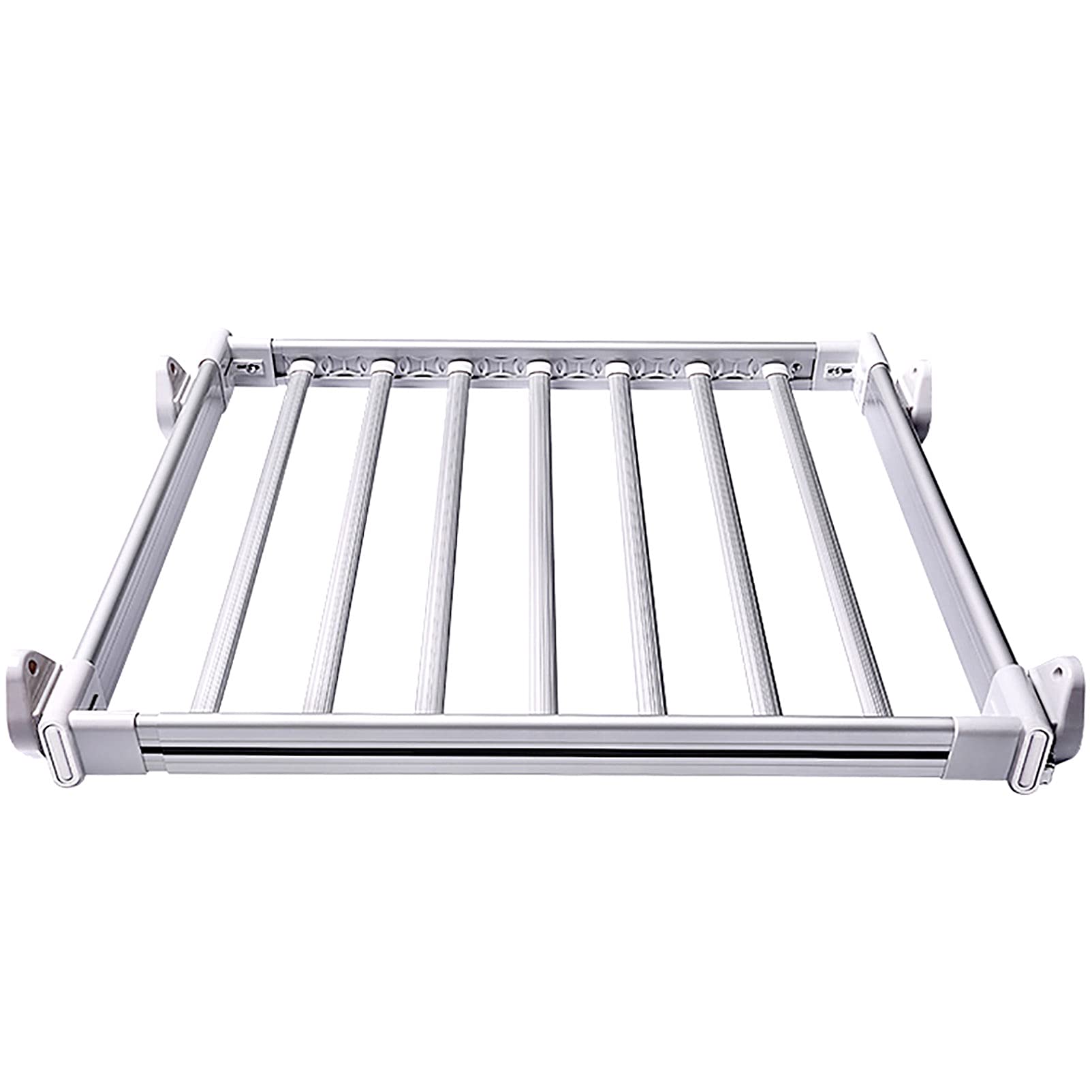 SWENEEN Pants Hangers,Pull Out Closet Pants,Cabinet Organizers Pants Rack Pant Hanger,For Clothing,Scarves,Neckties And Pants,Silver White-45-60cm