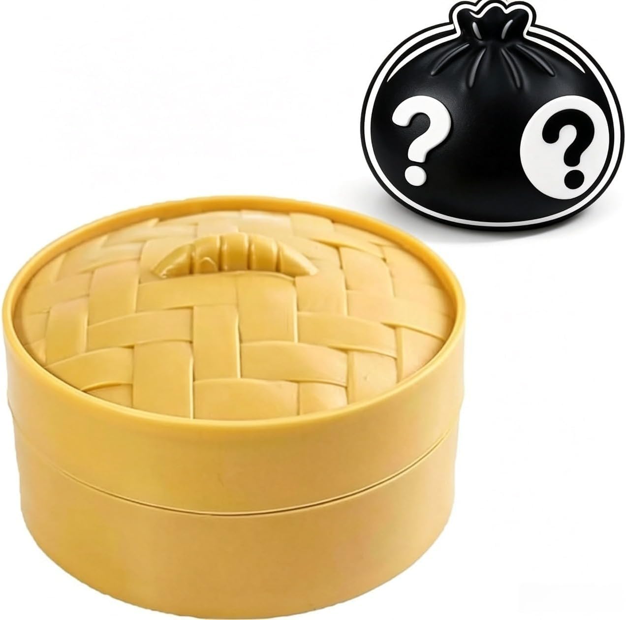 Mystery Glitter Dumpling Squishies with Steamer Box