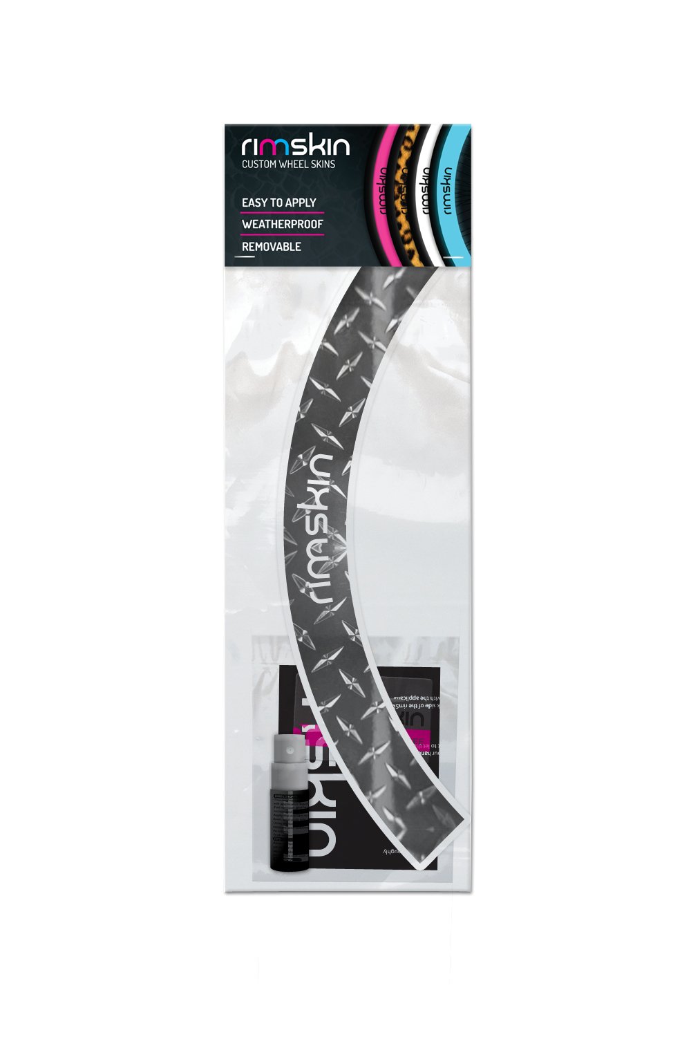 Deep V Non-Machined Single Wheel Rim Skin Pack for Road/Fixed Gear/Track Bike