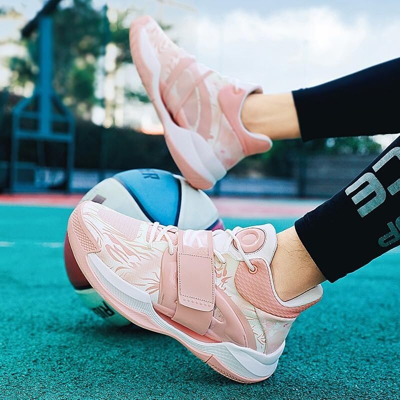 Zapatillas de Baloncesto Unisex con amortiguación Antideslizante y Resistente al Desgaste, Botas de Entrenamiento Deportivas Informales y de Moda.