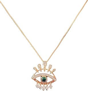 PRIVAA Noorii 18K Gold Plated Anti Tarnish Pendant Necklace For Women Price In India