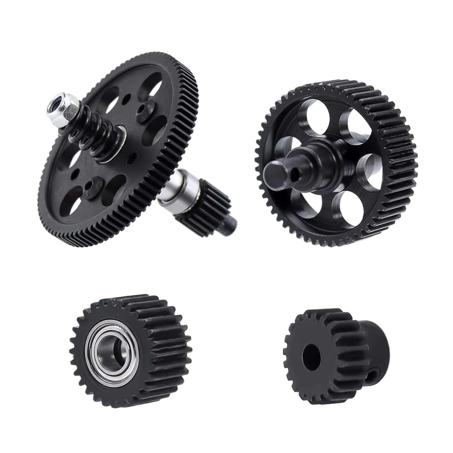 Pinion Gear Transmission Gears Set for 1/10 Scx10 Rc Crawler Gearbox Gear 87T Spur Gear/20T Pinion