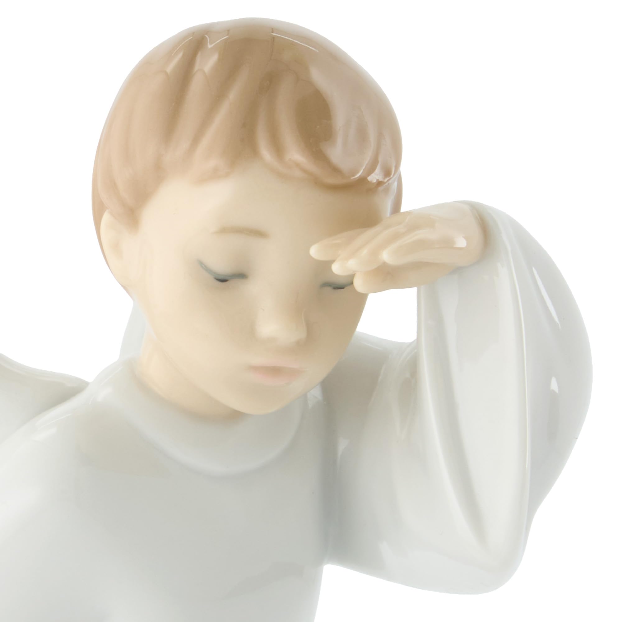 NAO Watching Over You.porcelanowa figurka anioła stróża.