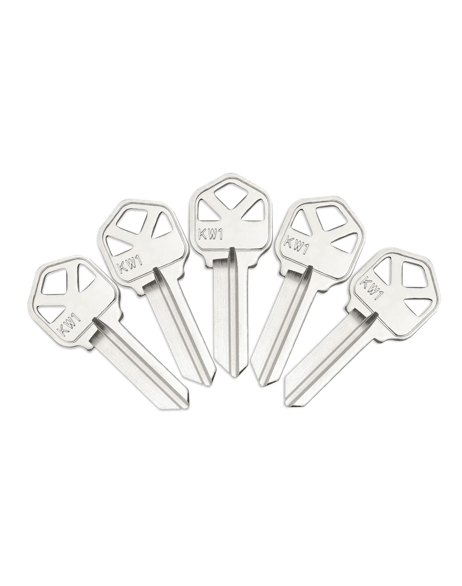 IEQFUE Lot De 10 Clés Vierges KW1 Compatibles Avec Kwikset Nickel