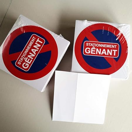 Autocollant Stationnement Genant Difficile A Enlever