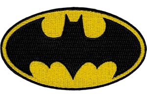 Batman Dark Knight Movie Classic Bat Logo Iron on Applique Patch DC08