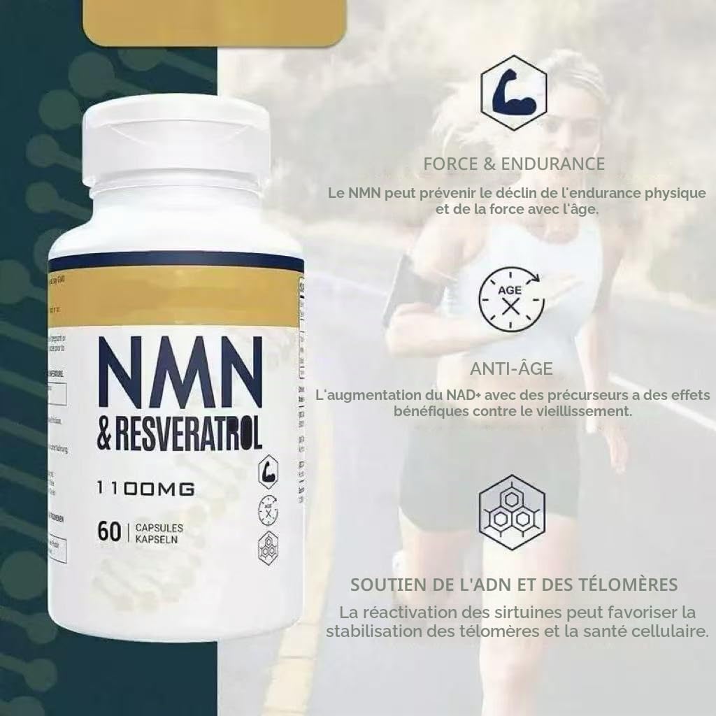 𝐍-𝐌-𝐍 - Resvératrol, Favorise La Vitalité Cellulaire, Maintient Le Confort Musculaire Et Le Bien-être Quotidien Du Corps