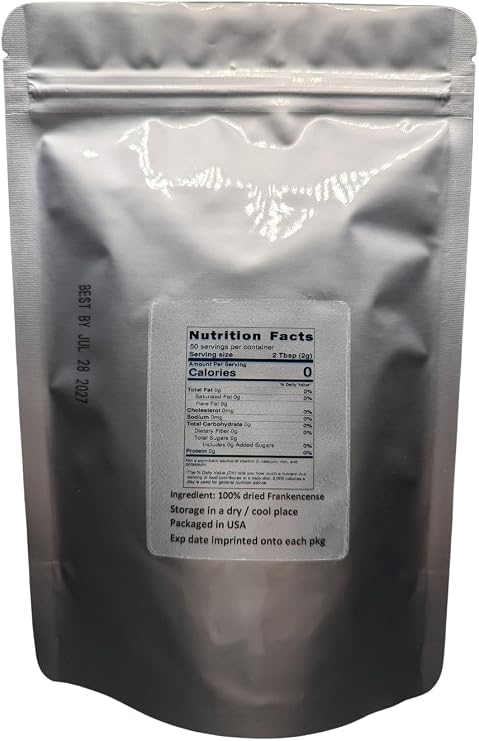 Frankincense Tears - Boswellia carteri from 100% from Nature (8 oz)