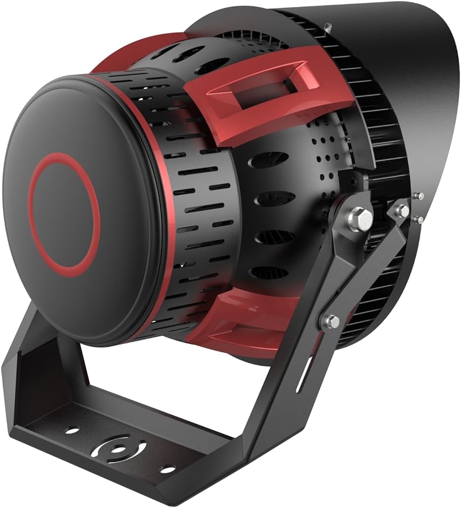 Sports Light 500 Watt 45 Degree Angle with 8 x 50 Watt High Pressure Sodium Bulbs, Includes Lamp, Mount and Yoke