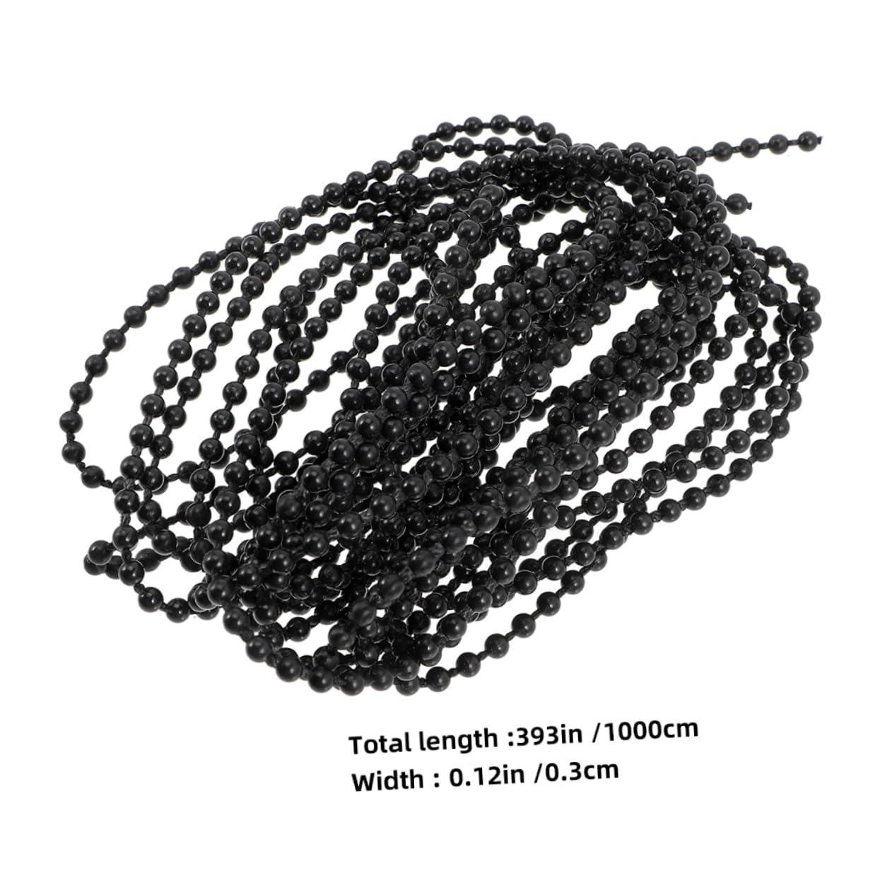 Ciieeo Curtain Bead Chain Set 5m Beaded Ball Chain Fittings Easy Installation Stylish