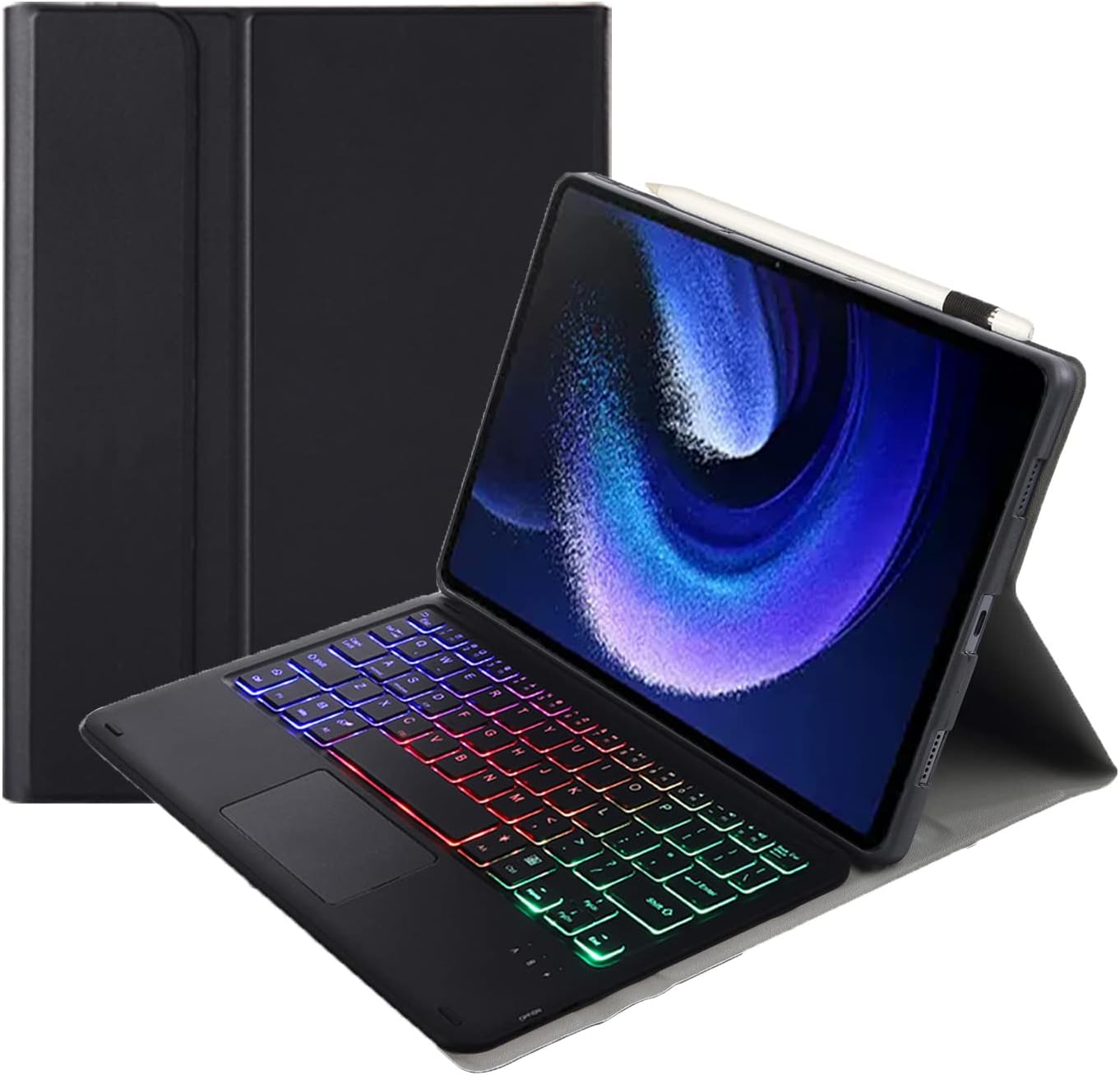 CZUR - Teclado Bluetooth Recargable Con Panel Táctil, Teclado Portátil