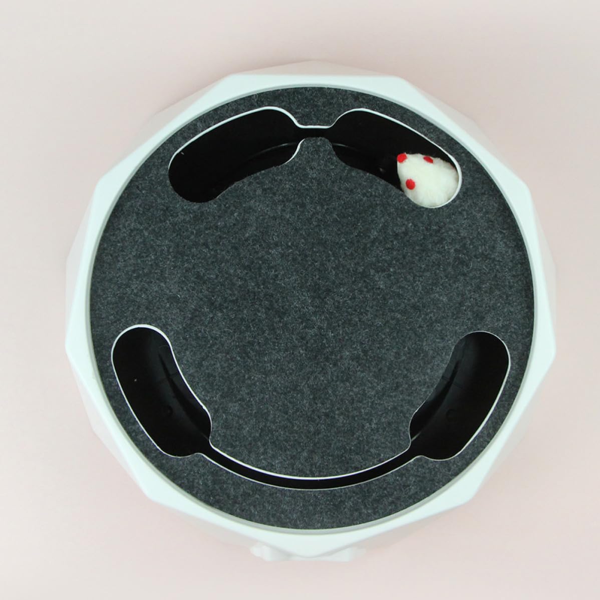 Juguete Eléctrico Interactivo para Gatos Diseño de Topo, Portátil y Operado 3 Baterías AA, Material Abs para Horas de Diversión y Entretenimiento