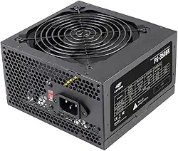 Fonte C3Tech PS-350BK, ATX, Bivolt 115/230V, Ventilador 120mm, Cabos Flat, Preta