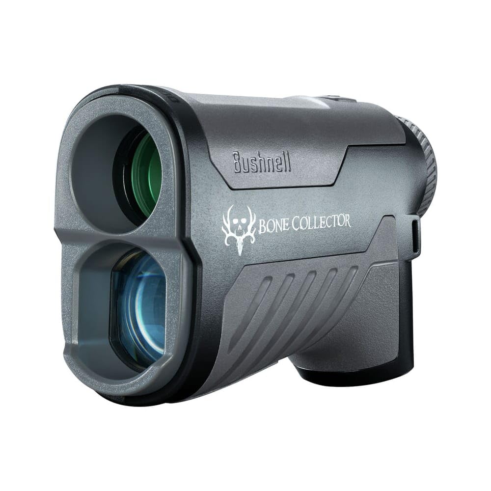 Bushnell Bone Collector 1000 - Telemetro da caccia, con compensazione dell'angolo per tiro e caccia