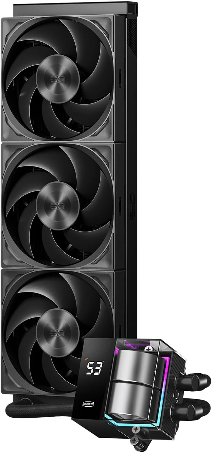 PCCOOLER CPS AIO Enfriador líquido para CPU 360 mm, refrigeración líquida para …