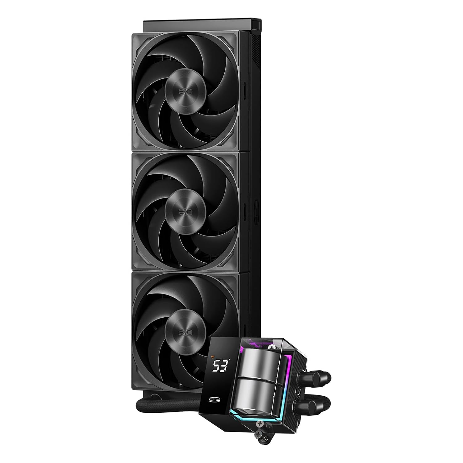 PCCOOLER DS360 Pro Digital Refrigeración líquida de CPU 360 mm,