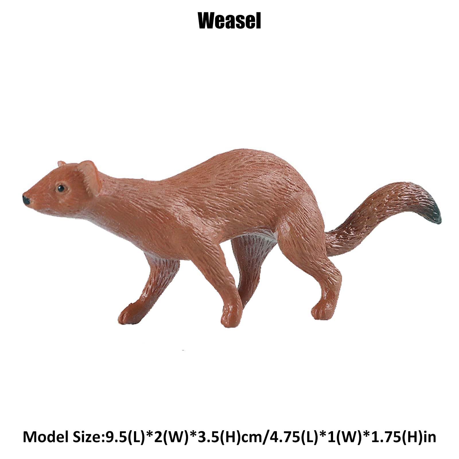 JOKFEICE Angora Kaninchen Figur - Realistisches Tier-Spielzeug, Feengarten Deko & Lernspielzeug