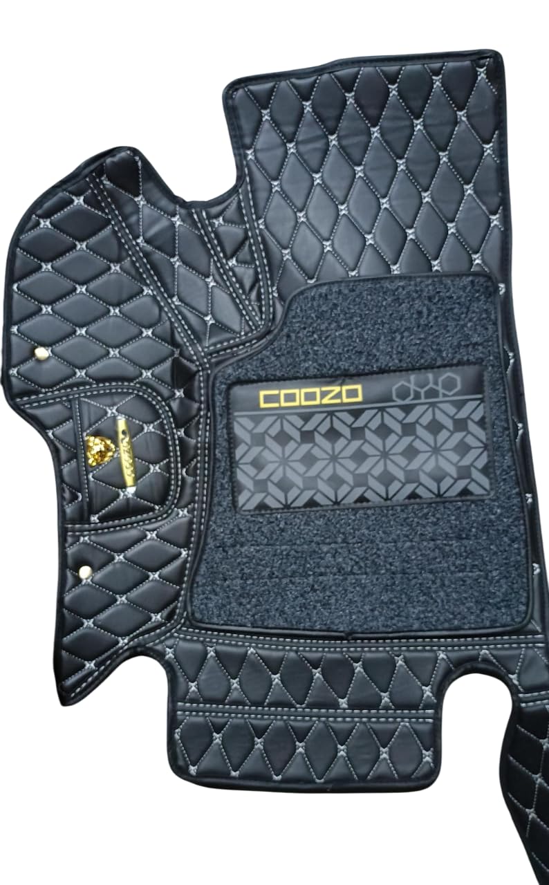 太郎さん用ヒノアラシ、マグマラシ、カプサイジ 7D Coozo CarMat Full Set for Maruti Suzuki BREZZA (Model : 2022