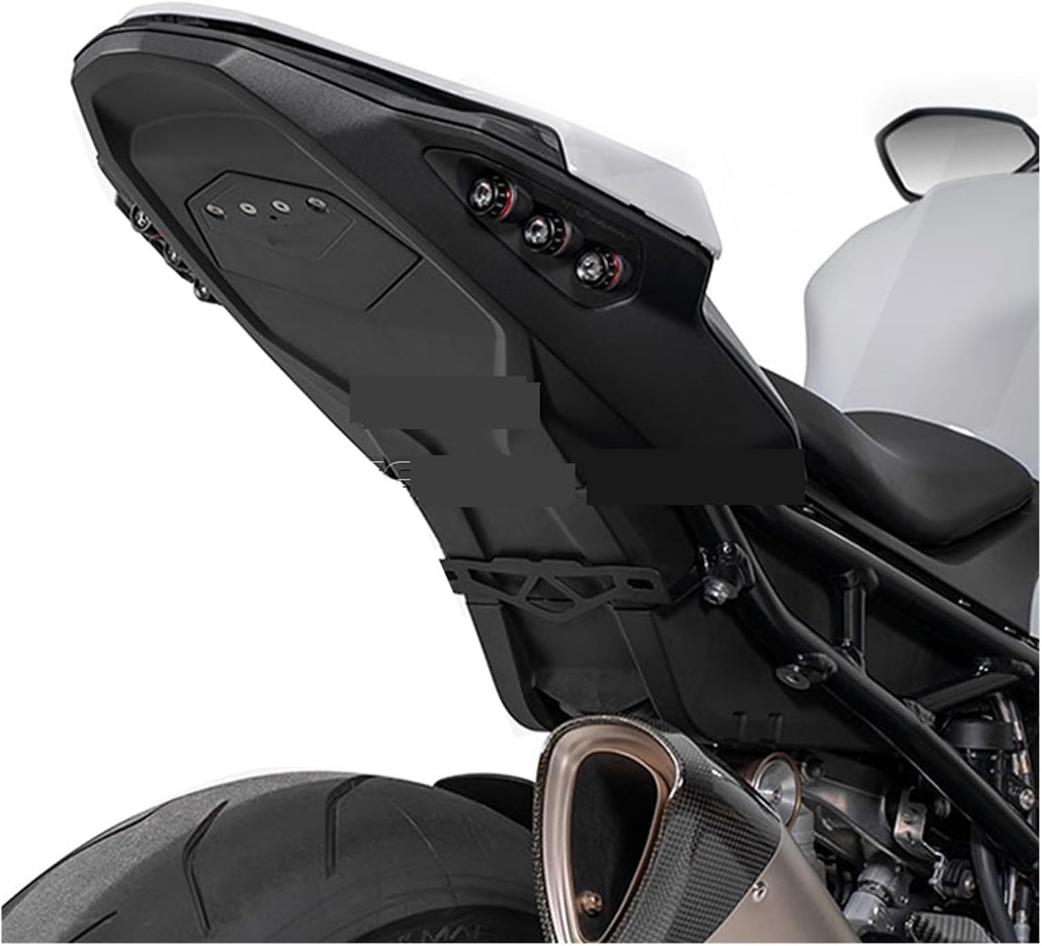 License Plate Holder LOW-MOUNT FENDER ELIMINATOR BRACKET Compatible With S1000RR 2019-2024(Bracket and plug)