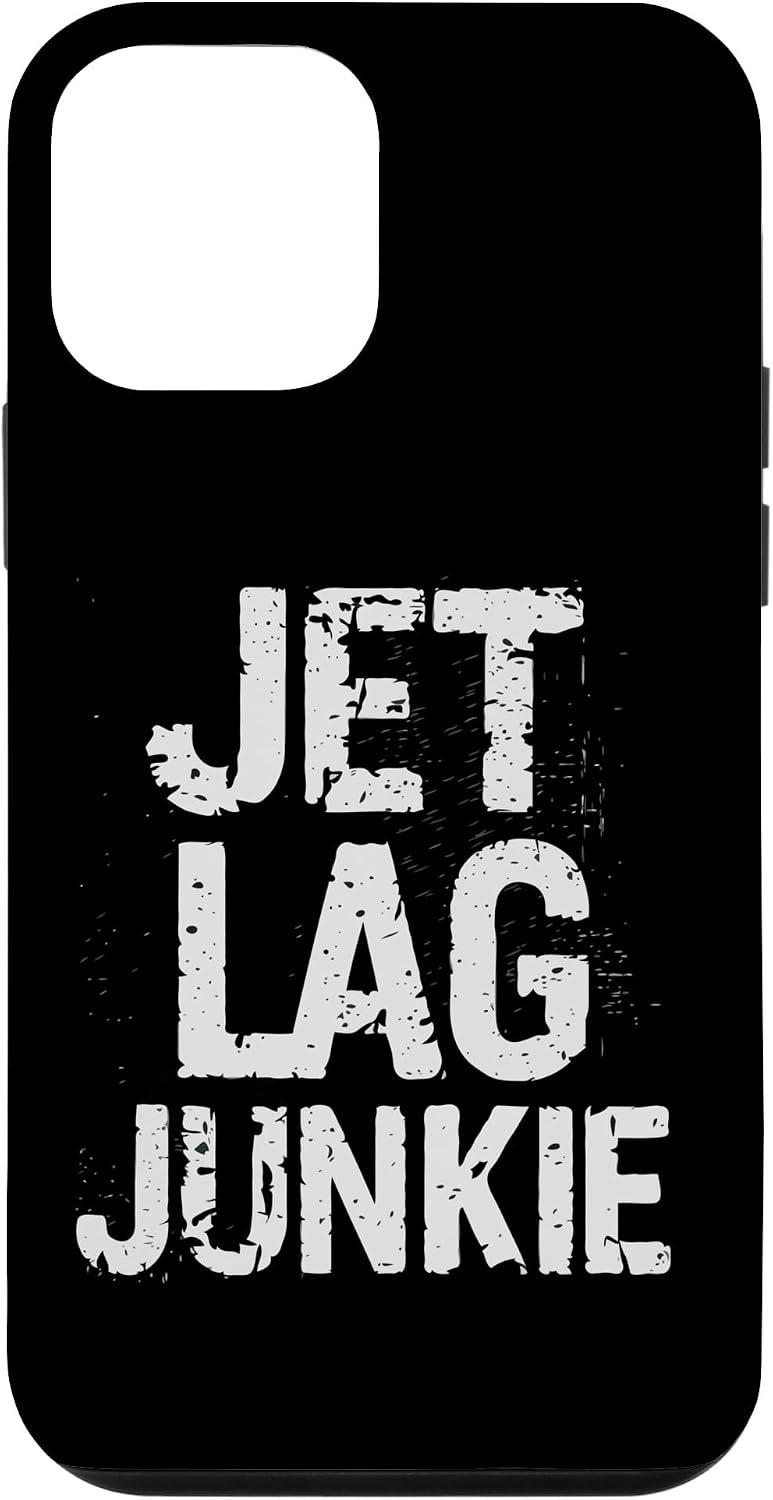 iPhone 12 mini Jet Lag Junkie Funny Travel Vacation Digital Nomad Traveler Case