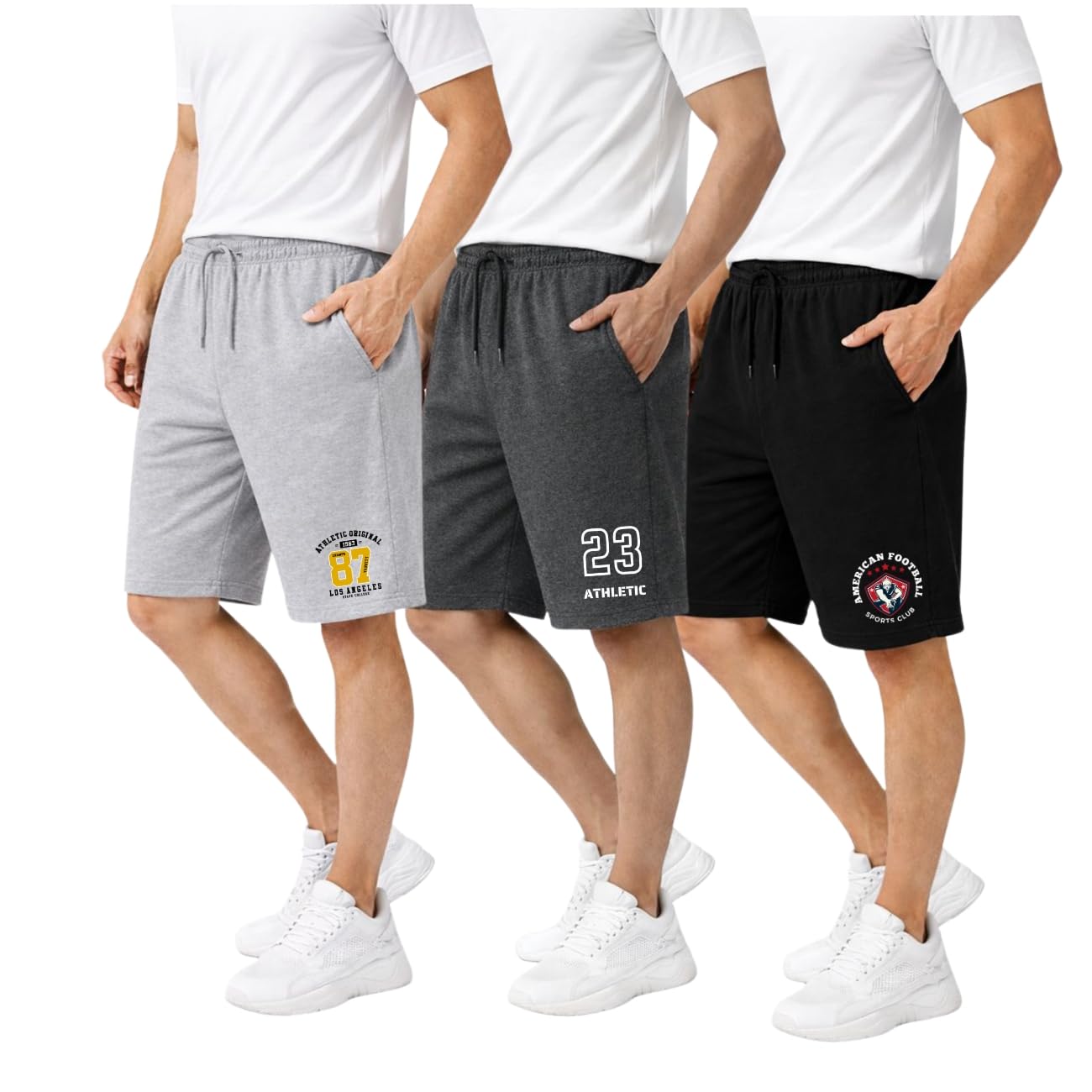 Plus Sizes Men's Cotton Knee Length Shorts(M,L,XL,XXL,3XL,4XL,5XL Shorts) | Casual and Night Wear Mens Shorts-image-29
