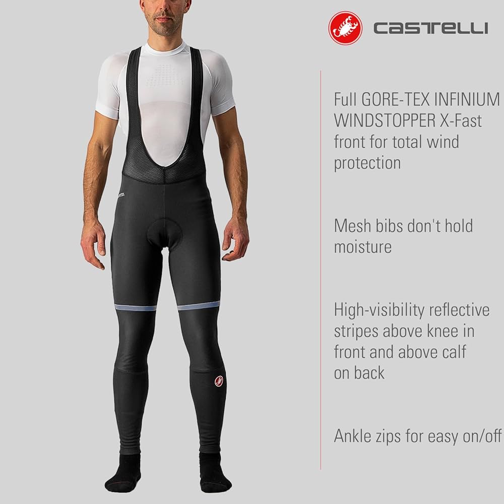 Amazon.co.jp: Castelli Cycling Polare 3 Bibtight ロードと