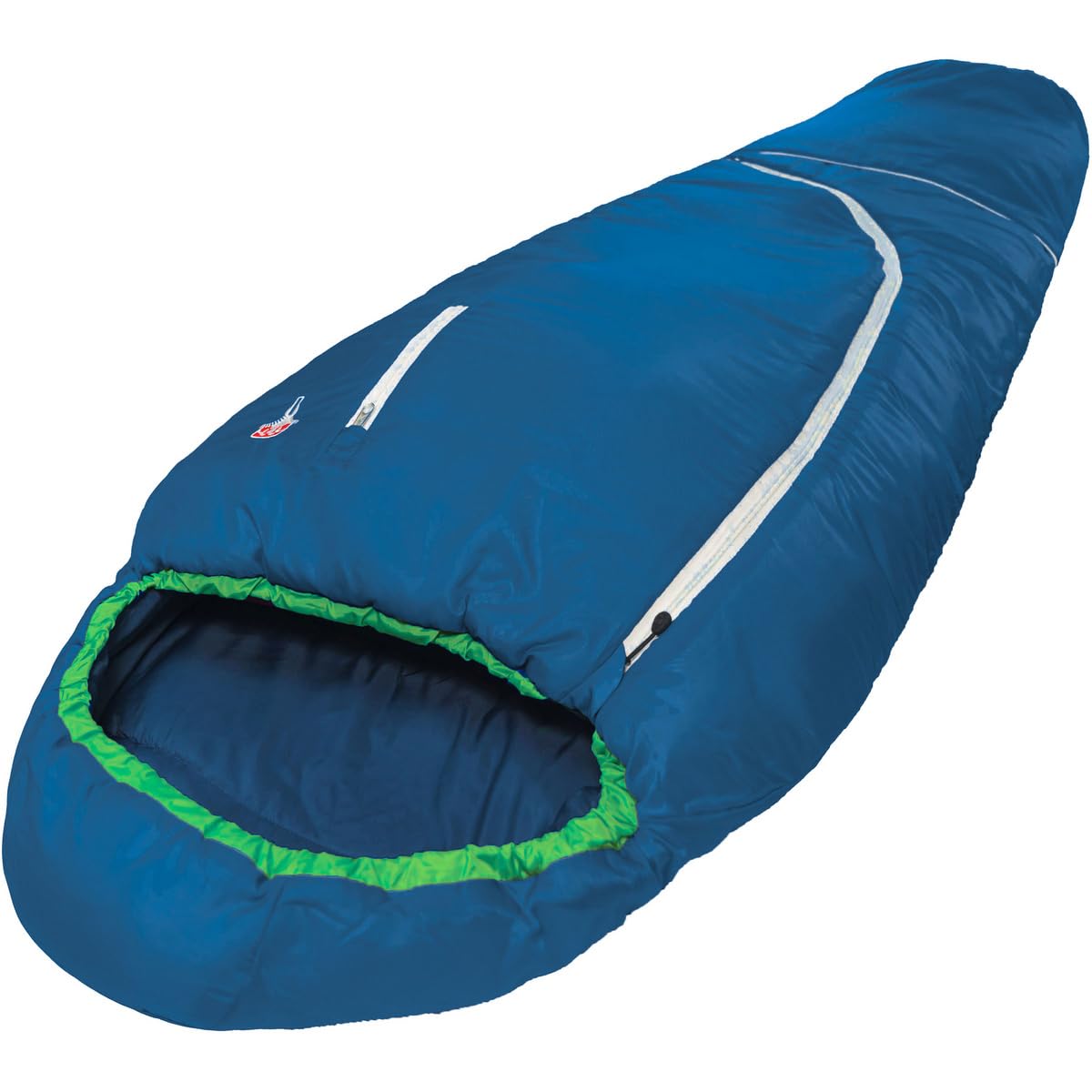Grüezi bag Biopod Wolle Kids World Traveller 140-190 x 65cm für Körpergröße 100-170 cm, Packmaß 19x19 cm