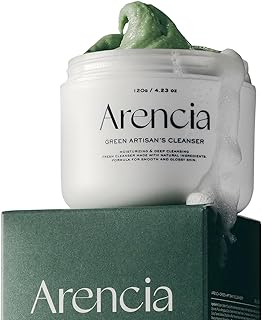 Arencia Korean Rice Mochi Face Cleanser - Face Mask, Foaming Cleanser, Gentle Scrub All in One - Deep Cleansing, Moisturiz...