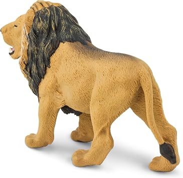 Safari Ltd. Lion Figurine - Realistic 5.5 Wildlife Figure - Educational Toy for Boys, Girls, and Kids Ages 3+