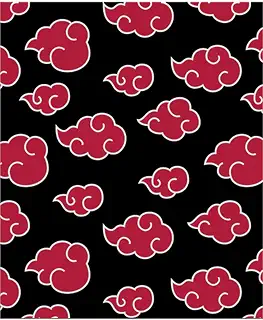 Blanket - Naruto - New Akatsuki Black Fleece Throw Anime Licensed ge89216
