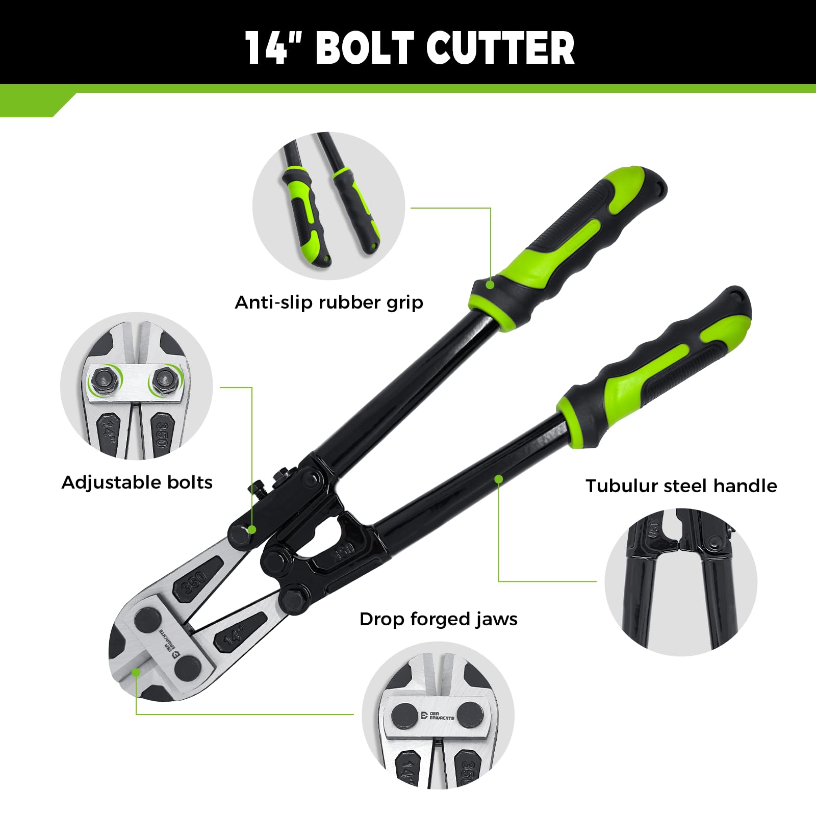 Der Erwachte Bolt Cutter Pliers Set - 4 Piece -2 Der Erwachte Bolt Cutter Pliers Set - 4 Piece -2
