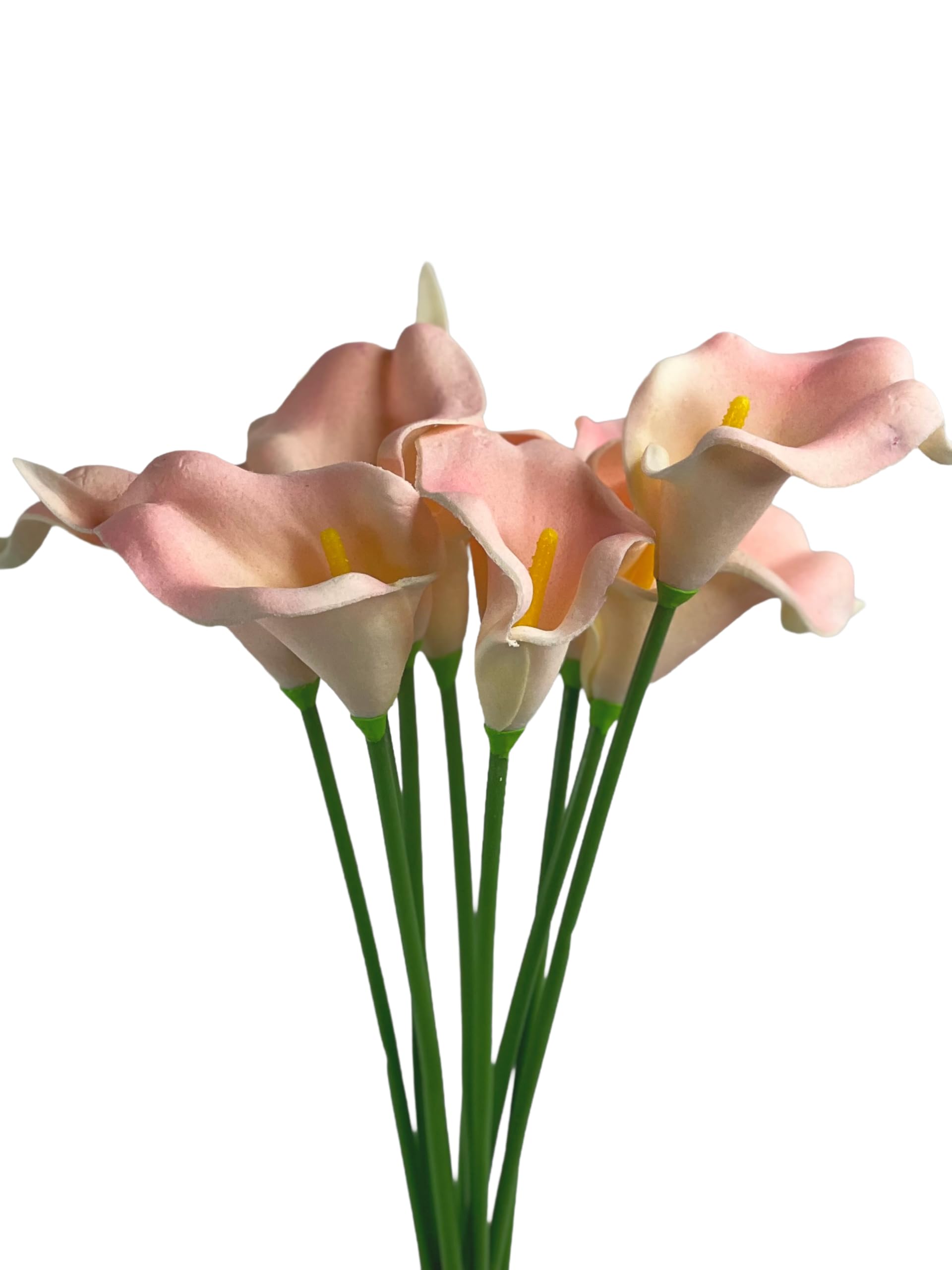 Elegant Artificial Calla Lilies - Realistic Flower Sticks -4 Elegant Artificial Calla Lilies - Realistic Flower Sticks -4