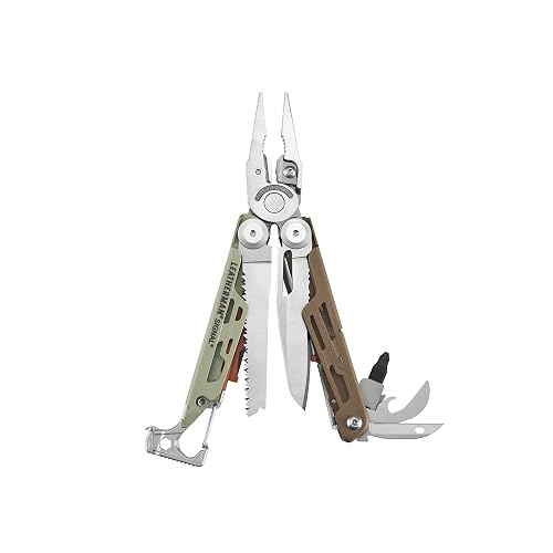 Signal, 19-in-1 Multi-tool for Outdoors, Camping, Hiking, Fishing, Survival, Durable