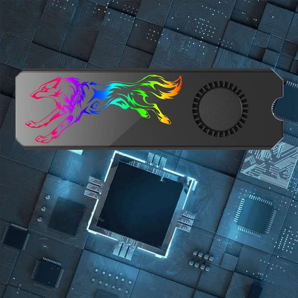 3X M2 SSD chłodnica chłodząca korpus 5 V ARGB M.2 2280 Solid State Disk płyta chłodnica wentylator ciepła podkładka