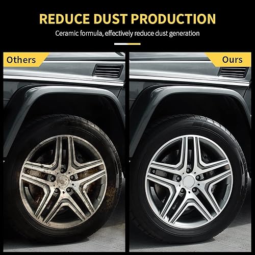 Miniatura 6 de Kit de pastillas de freno de disco de cerámica traseras de repuesto con accesorios para Honda AccentElantraSonataTucson, para Kia CadenzaForteForte