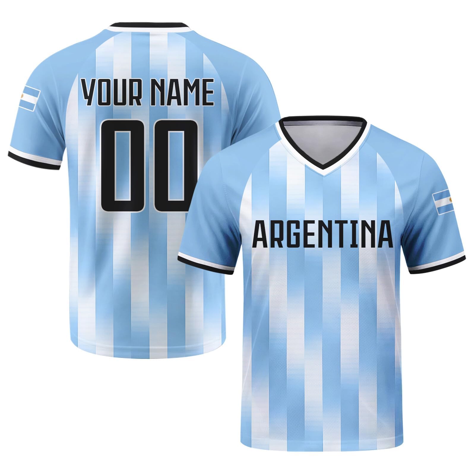 Custom 2026 National Soccer Jersey for Men Personalised Football Team Uniforms Jerseys Shirts Women Unisex A08 Argentina Jerseys — image 1