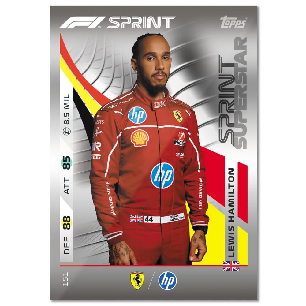 Topps Turbo Attax Formula 1 2025 - Caja completa - contiene 24 paquetes de Turbo Attax (240 tarjetas).