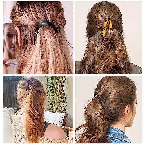 Set de 24 Pinzas Banana Plástico para Cabello miniatura 4