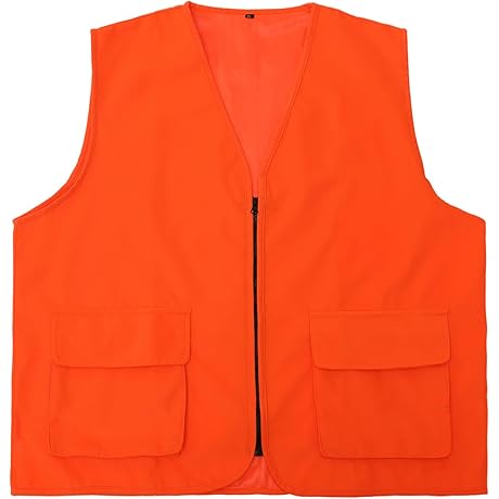 Under Armour Men's Blaze Orange Hunting Vest: Enhanced Visibility and Ample Storage