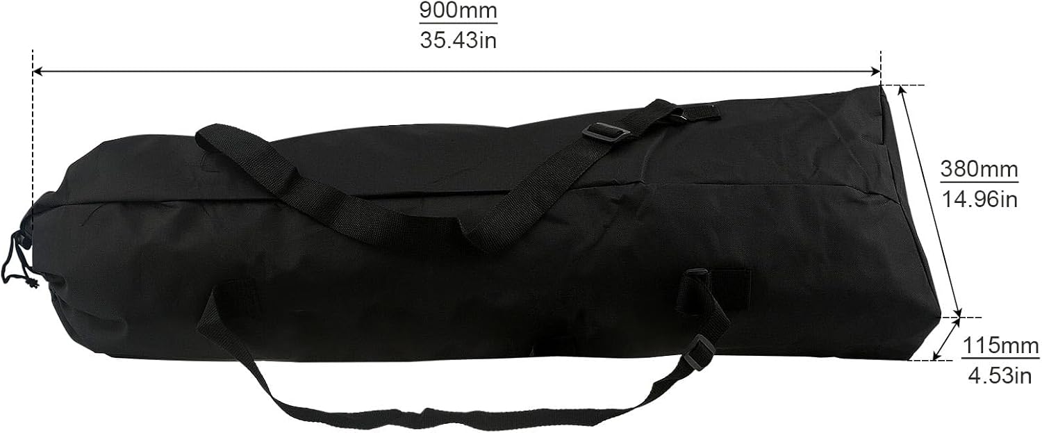 Waterproof Skateboard Bag - Heavy-Duty Oxford Cloth Foldable Skateboard Backpack,Adjustable Shoulder Strap with Drawstring Skate Travel Bag, Fits Skateboards Up to 32 Inches in Length - Image 7