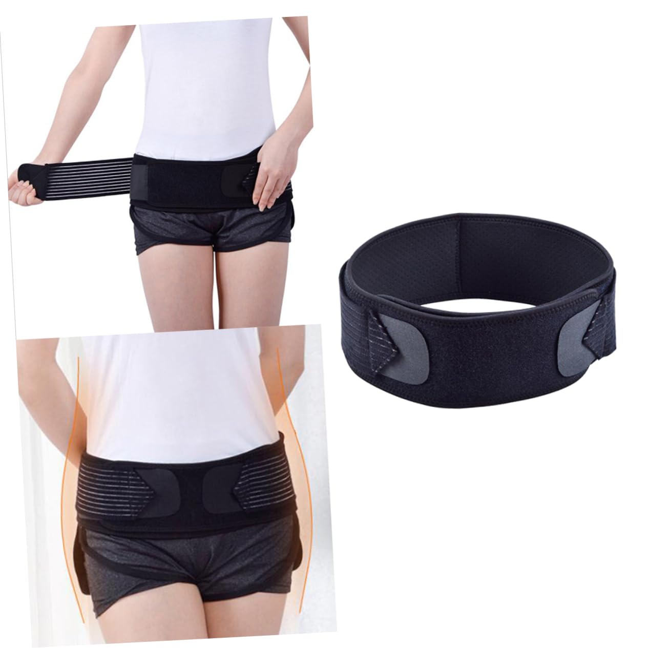NOLITOY 2pcs Adjustable Postpartum Abdominal for Women Belly Bands for Pregnant Abdominal Csection Belly Corrector Size (