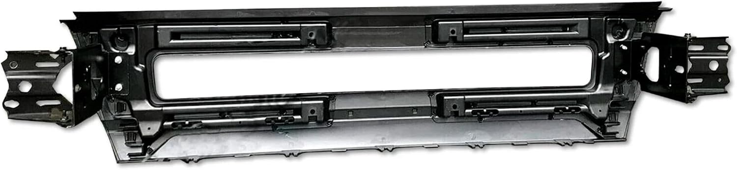 KOZAK Plastic Bumper without Fog Holes with Chrome Trims Set, Compatible with Volvo VNL 2016-2017 PLUS Logo with Stripe, 2x 22" Windshield wipers and Reflective Vest