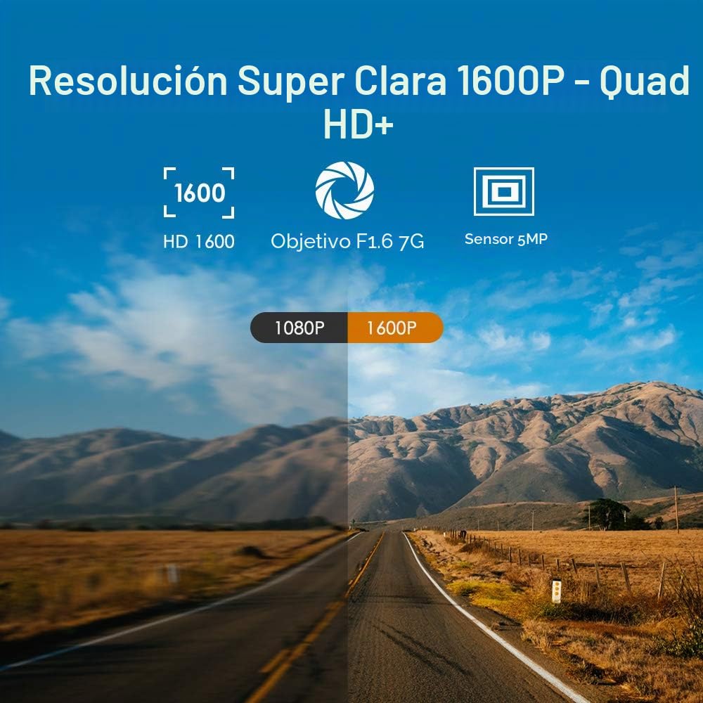 VIOFO A119 V3 2560 x 1600P Quad HD + Cámara de coche con GPS y DVR CPL