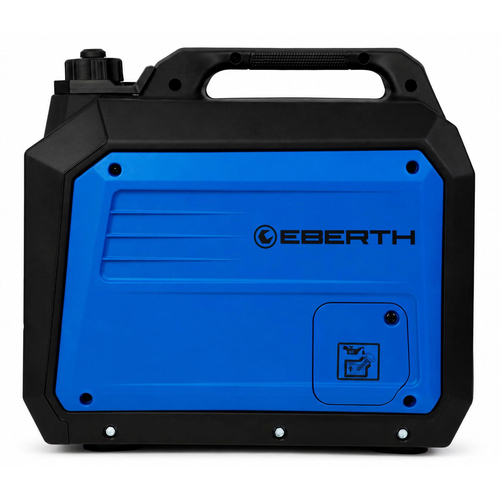 EBERTH 3500 Watt Inverter Stromerzeuger leise, Notstromaggregat Benzinmotor, 4-Takt, Stromgenerator 2x 230V Schuko, 12V und USB Anschluss, Invertertechnik reiner Sinus, ECO-Modus
