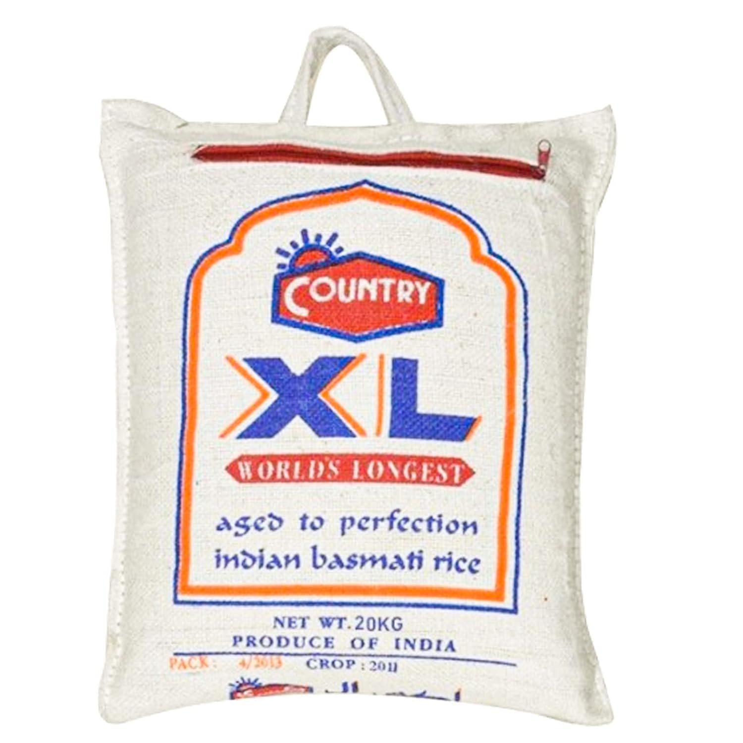 Country XLWorld's Longest Indian Basmati Rice 20 kg