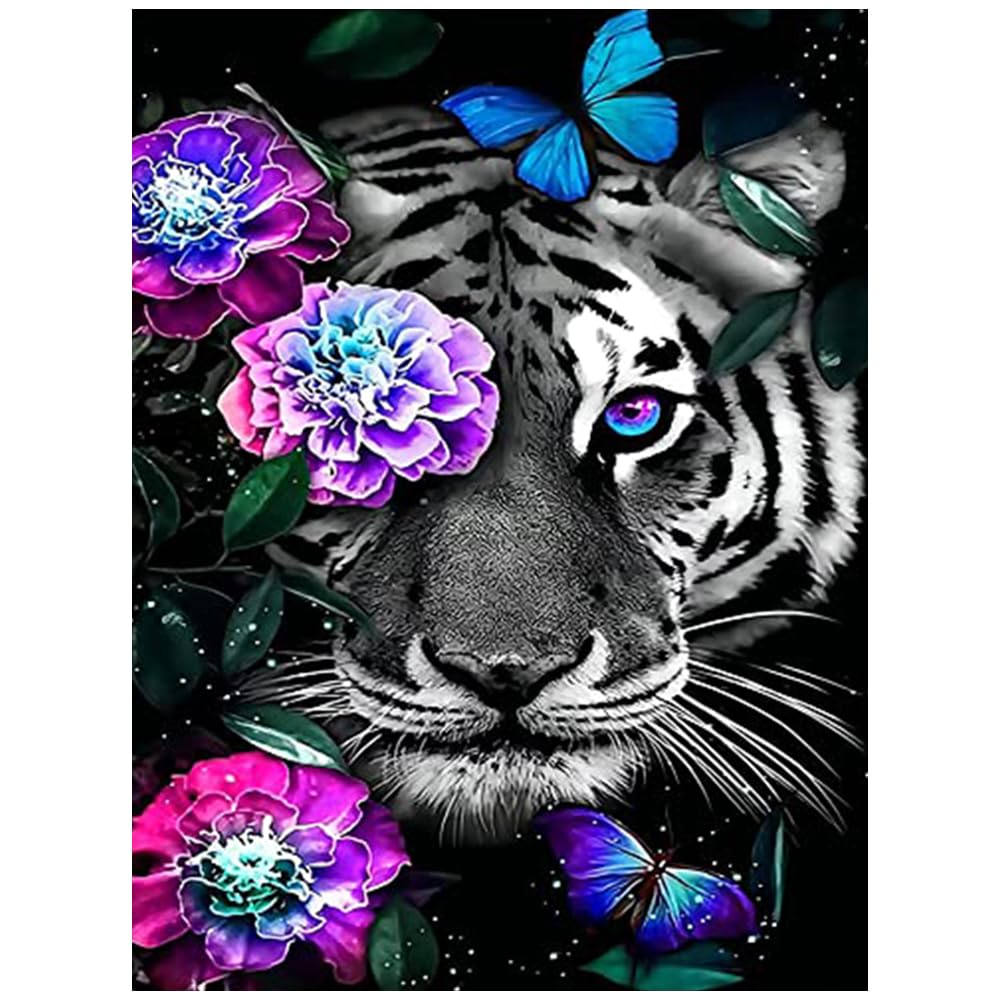 Hiuyavy 13 Diamond Painting Kits, 5D Full Drill Animal Gem Art Kits, Crystal Cross Stitch Craft, Crystal Rhinestone Embroidery Diamond Diy Paintings For Home Wall Decor 30X40cm