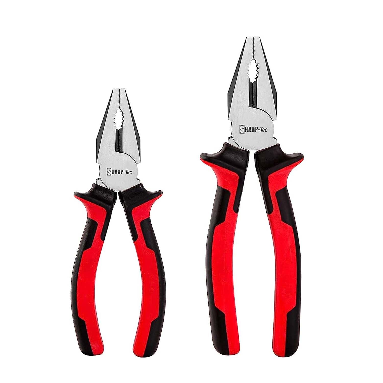 Alicates de corte combinado Sharp-Tec de 160 mm y 200 mm con mango antideslizante